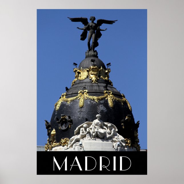 Madrid Metropolis Gran Via Poster (Vorne)
