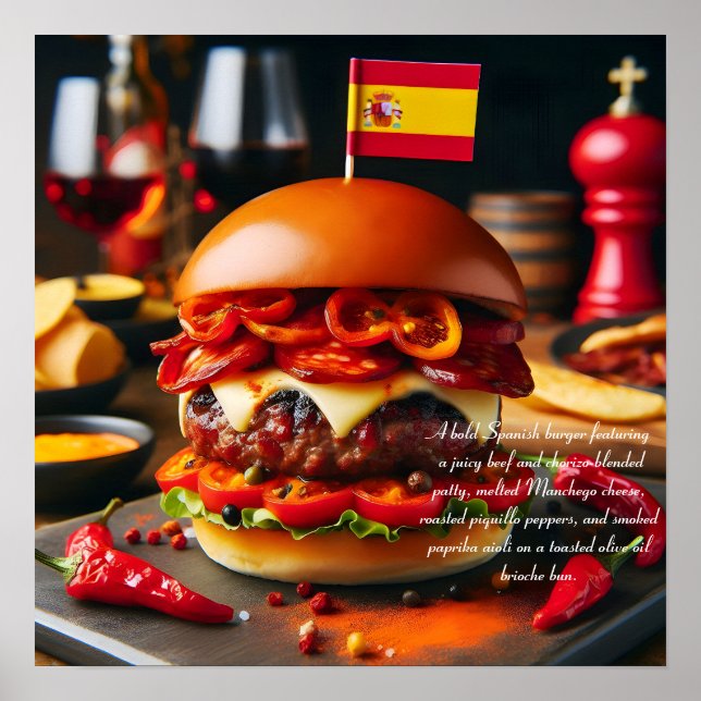Madrid Munchies: Chorizo Magic Poster (Vorne)