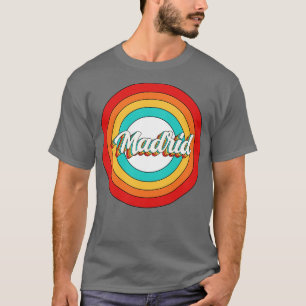 Madrid Name Shirt Vintag Madrid Circle