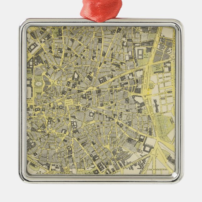 Madrid Ornament Aus Metall (Vorne)