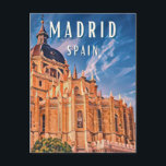 Madrid, Ort der spanischen Gastronomie Postkarte<br><div class="desc">Madrid ist die Hauptstadt und die größte Stadt Spaniens. Sie liegt im Zentrum des Königreichs und ist die bevölkerungsreichste Hauptstadt und Stadt der Autonomen Gemeinschaft Madrid.</div>