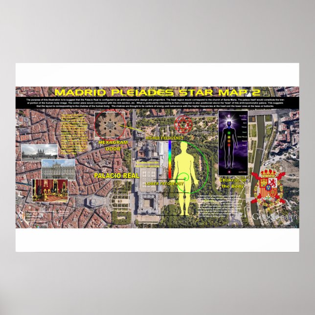 Madrid Pleiades Muster 2 Poster (Vorne)