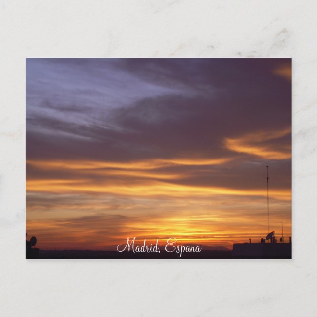 Madrid Postkarte (Vorderseite)