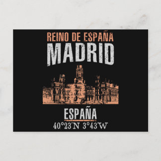 Madrid Postkarte