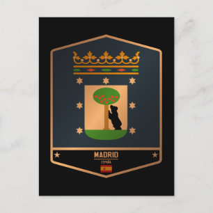 Madrid Postkarte