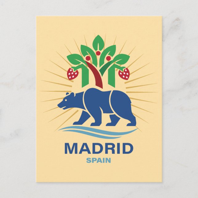Madrid Spain Europe Postkarte (Vorderseite)