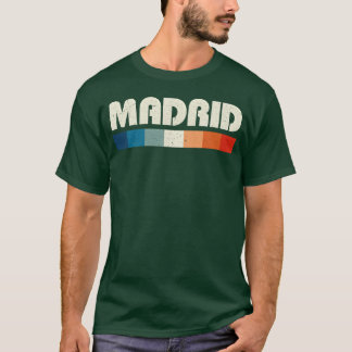 Madrid Spanien 80er Jahre Mädchen T-Shirt
