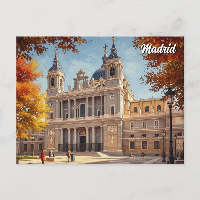 Madrid Spanien Almudena Postkarte (Vorderseite)