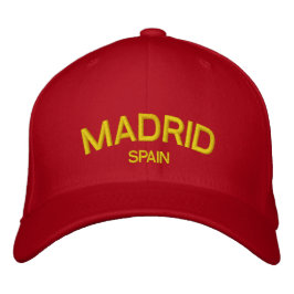Madrid Spanien bestickt Bestickte Kappe