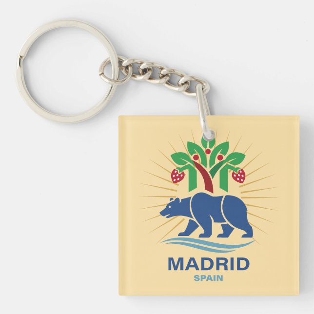 Madrid Spanien Europa Schlüsselanhänger (Vorderseite)