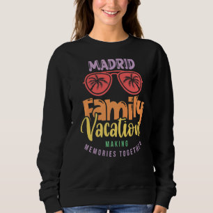 Madrid Spanien Familienurlaub Matching Outfit Sweatshirt