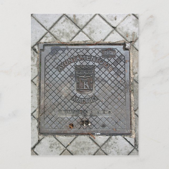 Madrid, Spanien: Gebrauchsmusterkarte Postkarte (Vorderseite)