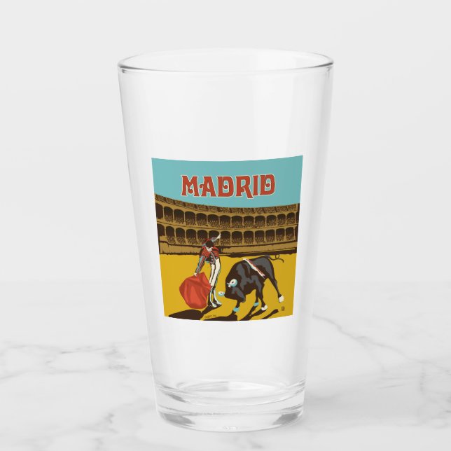 Madrid, Spanien Glas (Vorderseite)