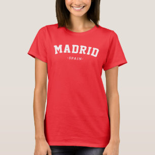 Madrid Spanien Hauptstadt Logo Design T-Shirt