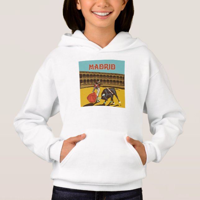 Madrid, Spanien Hoodie (Vorderseite)