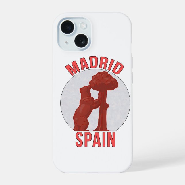 Madrid Spanien iPhone 15 Hülle (Rückseite)