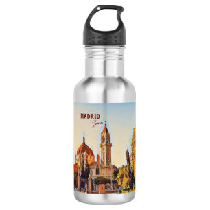 Madrid Spanien Landschaft Souvenir Edelstahlflasche