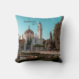 Madrid Spanien Landschaft Souvenir Kissen
