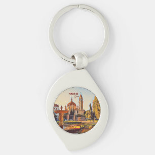 Madrid Spanien Landschaft Souvenir Schlüsselanhänger