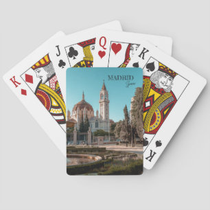 Madrid Spanien Landschaft Souvenir Spielkarten