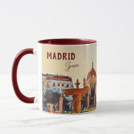Madrid Spanien Landschaft Souvenir Tasse