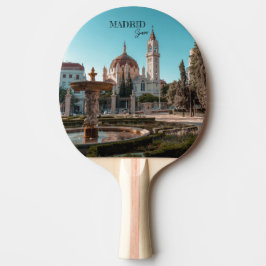 Madrid Spanien Landschaft Souvenir Tischtennis Schläger