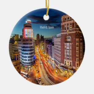 Madrid, Spanien landschaftliches Foto Keramik Ornament