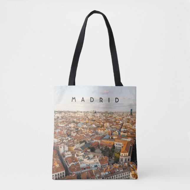 Madrid Spanien Luftbild Stadtansicht Reise (Vorderseite)