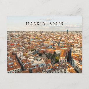 Madrid Spanien Luftbild Stadtlandschaft Reise Postkarte