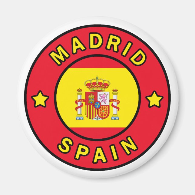 Madrid Spanien Magnet (Vorne)