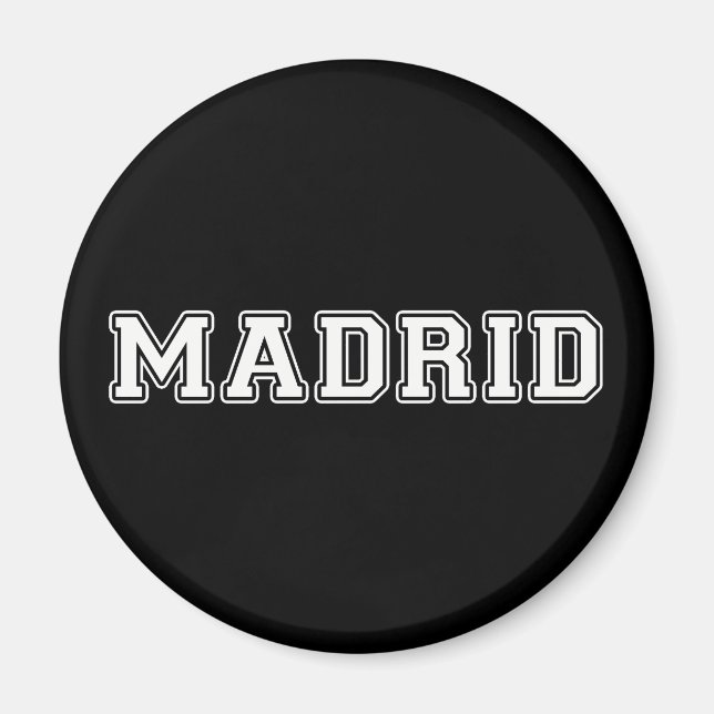 Madrid Spanien Magnet (Vorne)