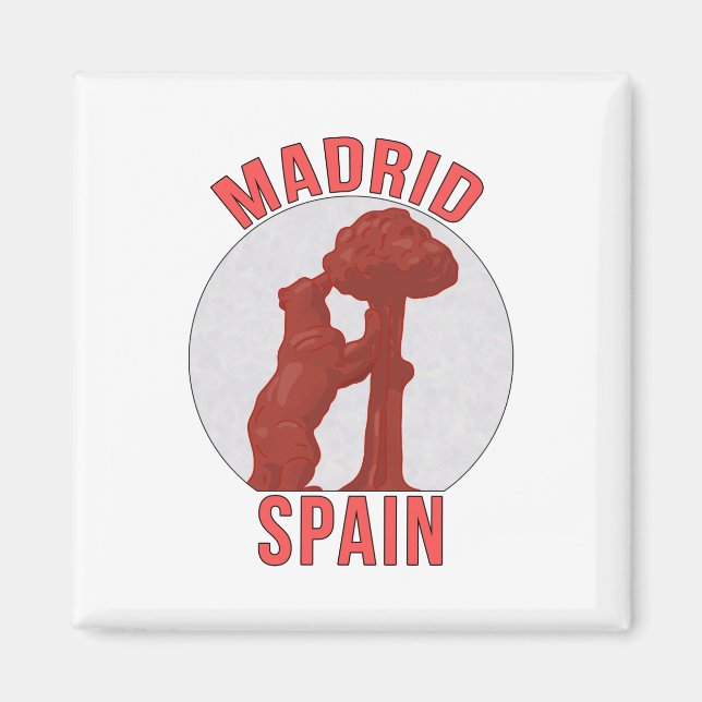 Madrid Spanien Magnet (Vorne)