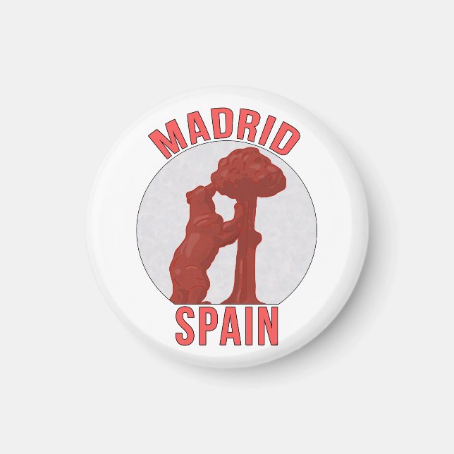 Madrid Spanien Magnet (Vorne)