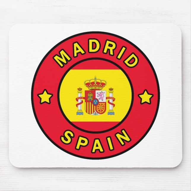 Madrid Spanien Mousepad (Vorne)