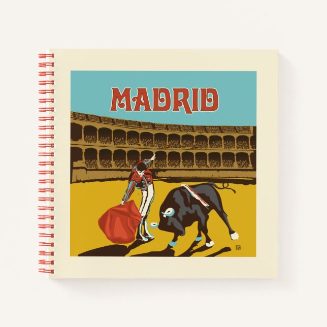 Madrid, Spanien Notizbuch (Vorderseite)