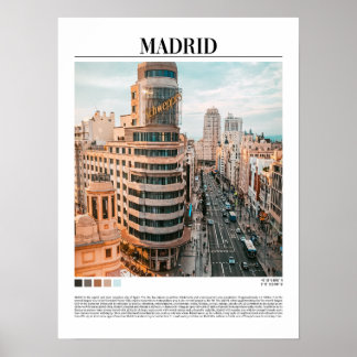 Madrid - Spanien Poster