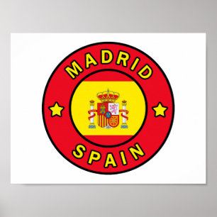 Madrid Spanien Poster