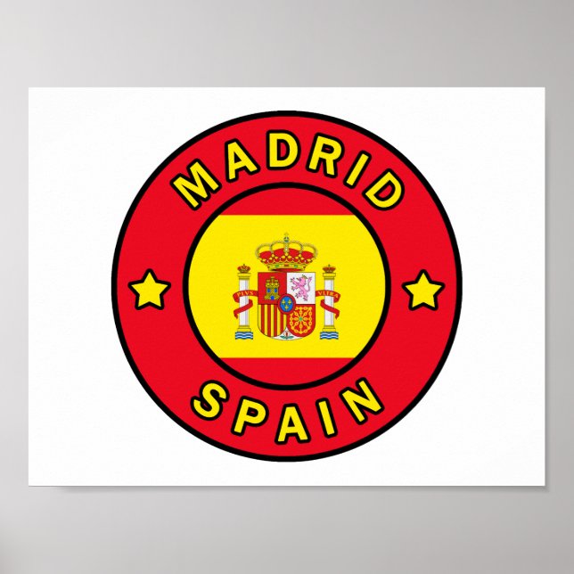 Madrid Spanien Poster (Vorne)
