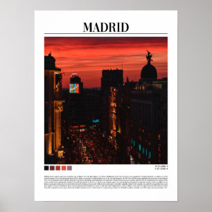 Madrid - Spanien Poster