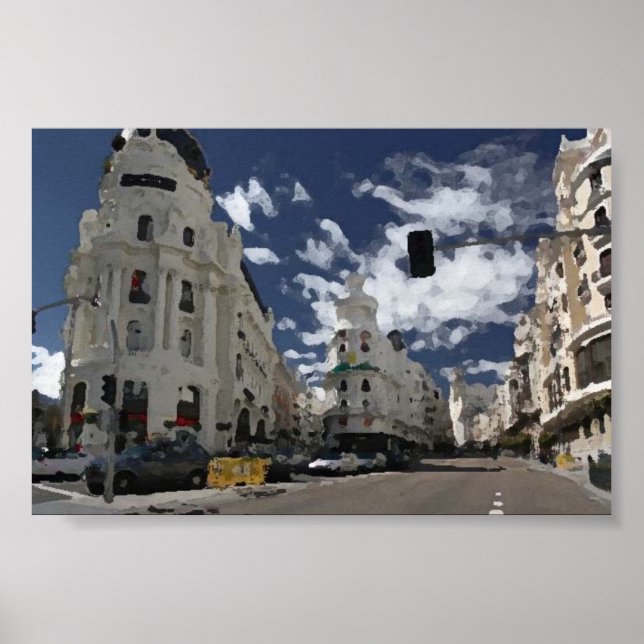 Madrid Spanien Poster (Vorne)