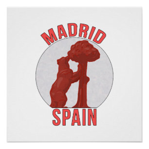 Madrid Spanien Poster