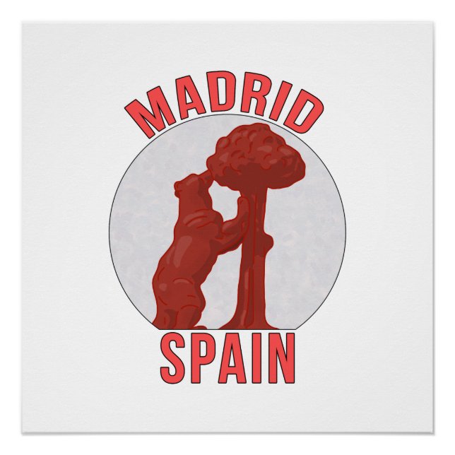 Madrid Spanien Poster (Vorderseite)