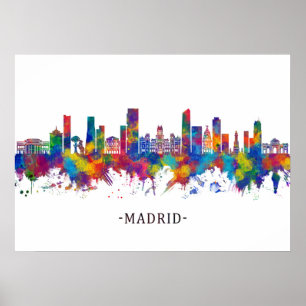 Madrid Spanien Poster