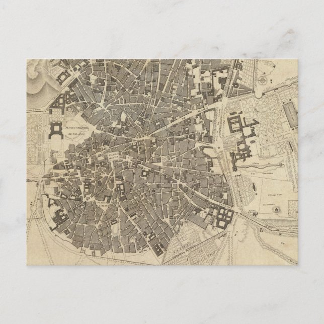 Madrid, Spanien Postkarte (Vorderseite)