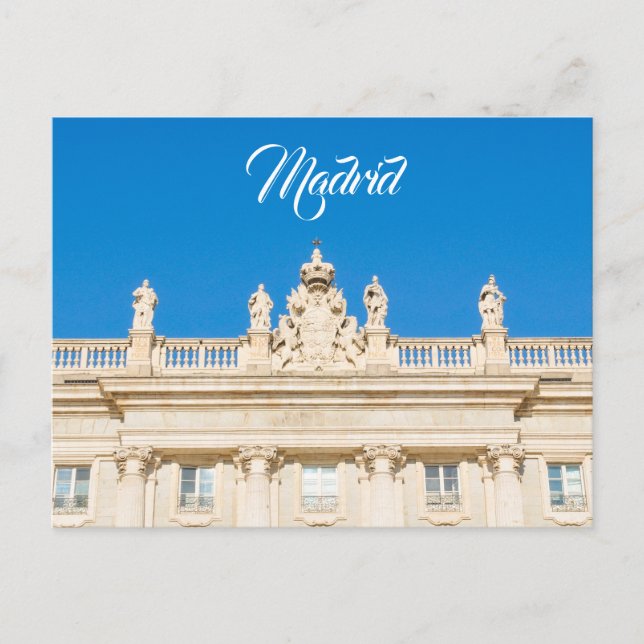 Madrid, Spanien Postkarte (Vorderseite)