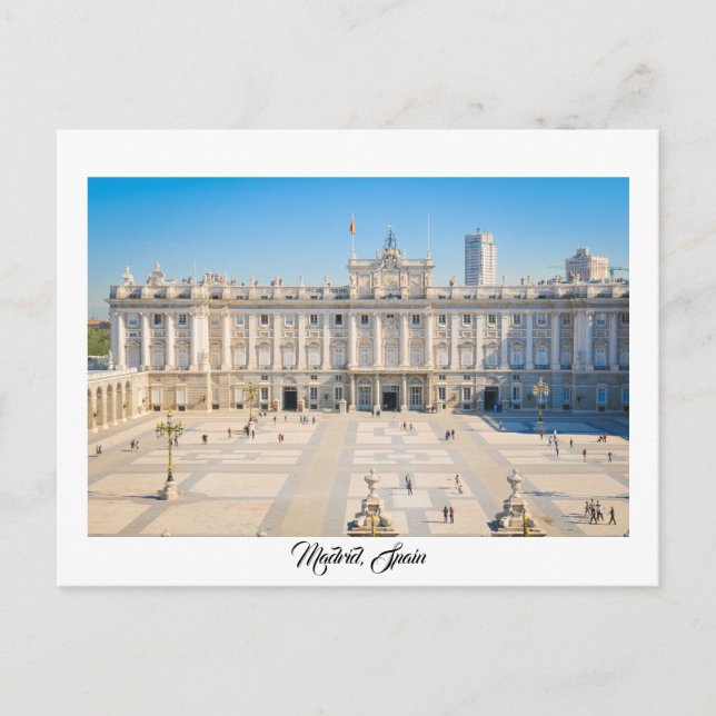 Madrid, Spanien Postkarte (Vorderseite)