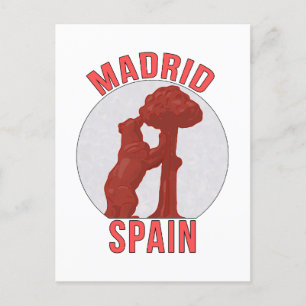 Madrid Spanien Postkarte