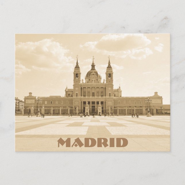 Madrid, Spanien Postkarte (Vorderseite)