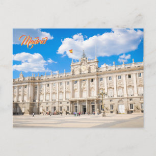 Madrid, Spanien Postkarte