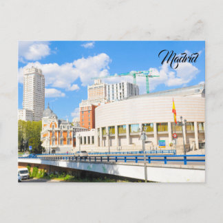 Madrid, Spanien Postkarte